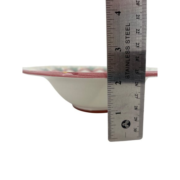 MackenzieChilds 1991 Hand-Painted Ceramic Salad Bowl Madison - Picture 6 of 6